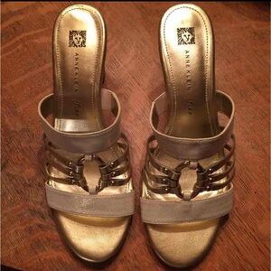 Anne Klein Gold Women's Akorian Flex Sandals